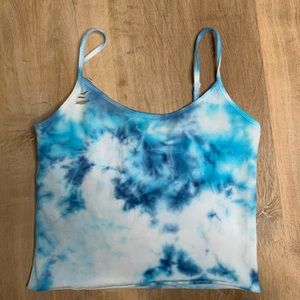 Forever 21 hand cropped tie dyed cami